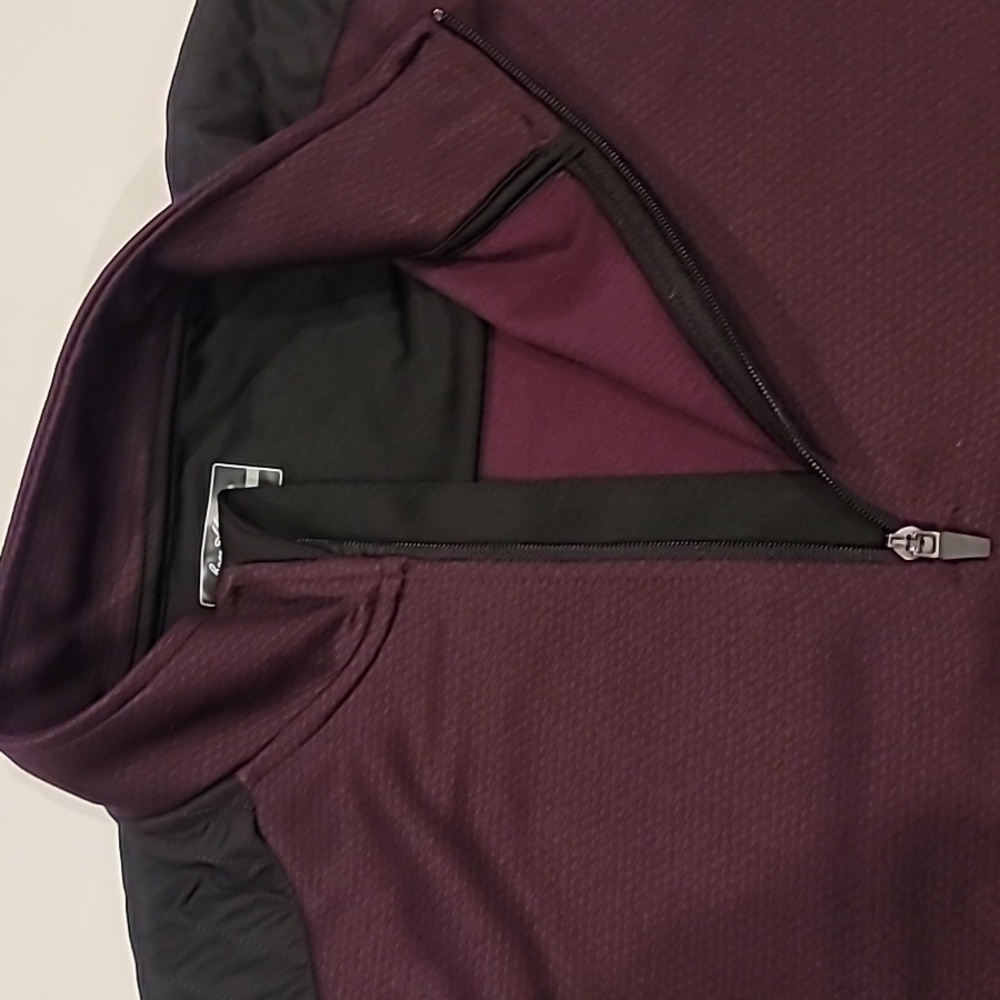 Ben Hogan Golf Quarter Zip Pullover Sweatshirt Purple Black XL - Picture 10 of 16
